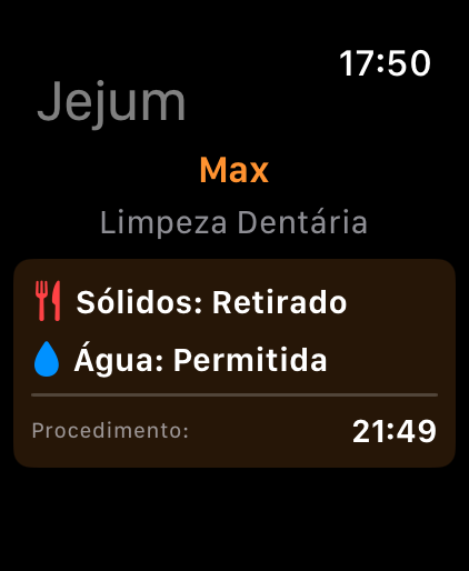Jejum Clínico no Relógio